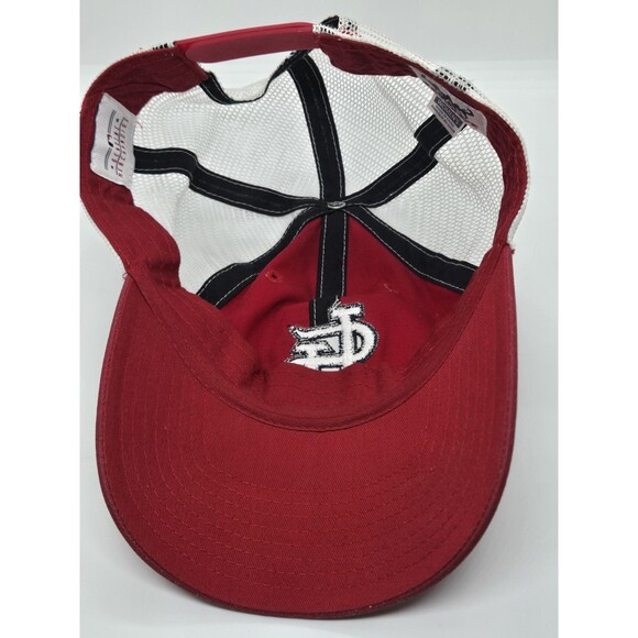 STL Cardinals Womens Snapback Cap Red With Silver Glitter - Picture 6 of 8
